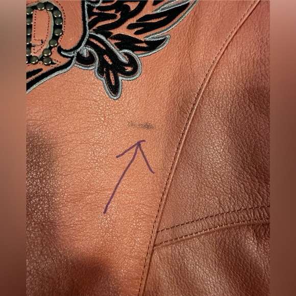 Genuine Leather biker/motorcycle jacket (women’s) by HARLEY DAVIDSON - Picture 3 of 16